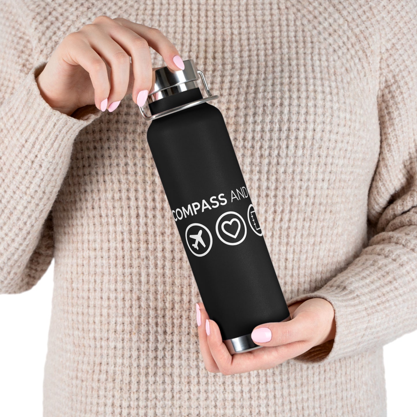 The Explorer's Flask - 22oz Insulated Travel Bottle