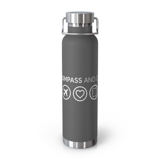 The Explorer's Flask - 22oz Insulated Travel Bottle