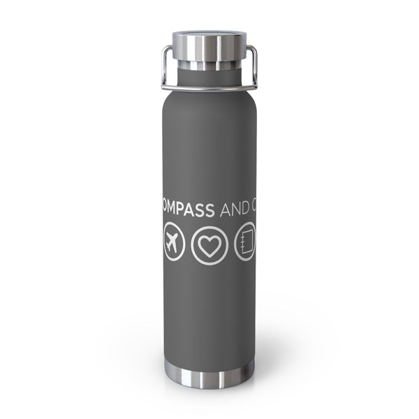 The Explorer's Flask - 22oz Insulated Travel Bottle  Compass & Co.